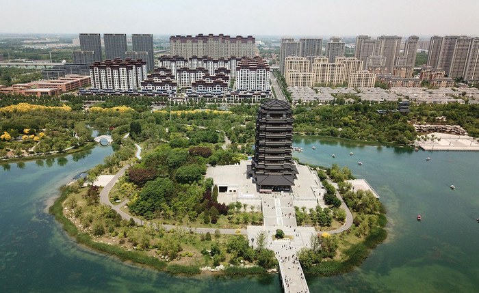 淄博海岱楼 图片来源：新华社