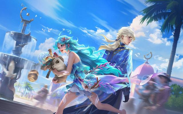 王者荣耀新英雄朵莉亚（左）、海诺（右）相继上线。 网络截图