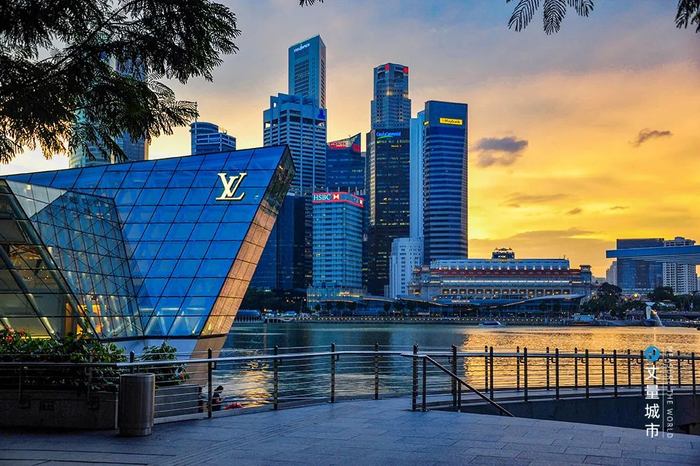 新加坡滨海湾风貌