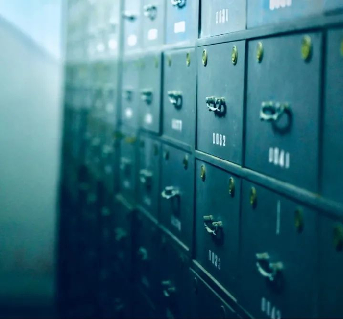 ▲传票房和保管箱库