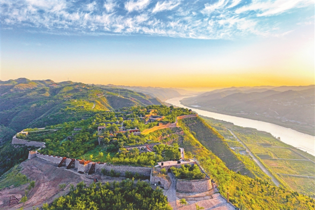 吴堡石城鸟瞰。王海容 摄