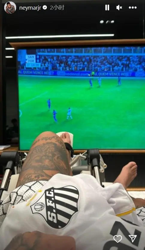 内马尔社交媒体上分享的照片