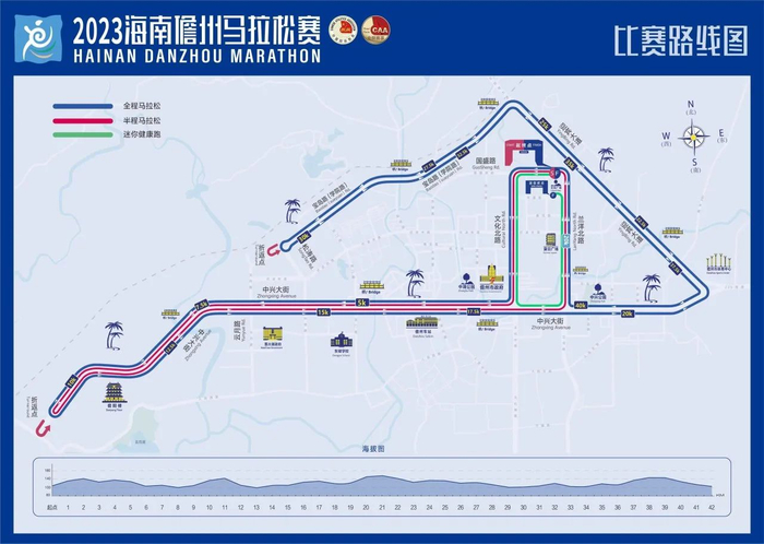 路线图。儋州市旅游和文化广电体育局供图