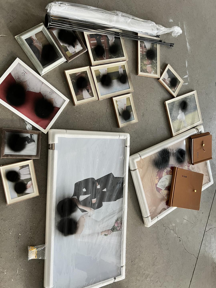 ▲需要销毁的物品 受访者供图