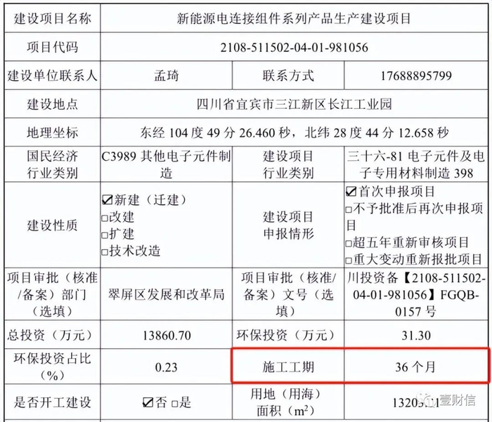 （截自新能源项目环评文件）
