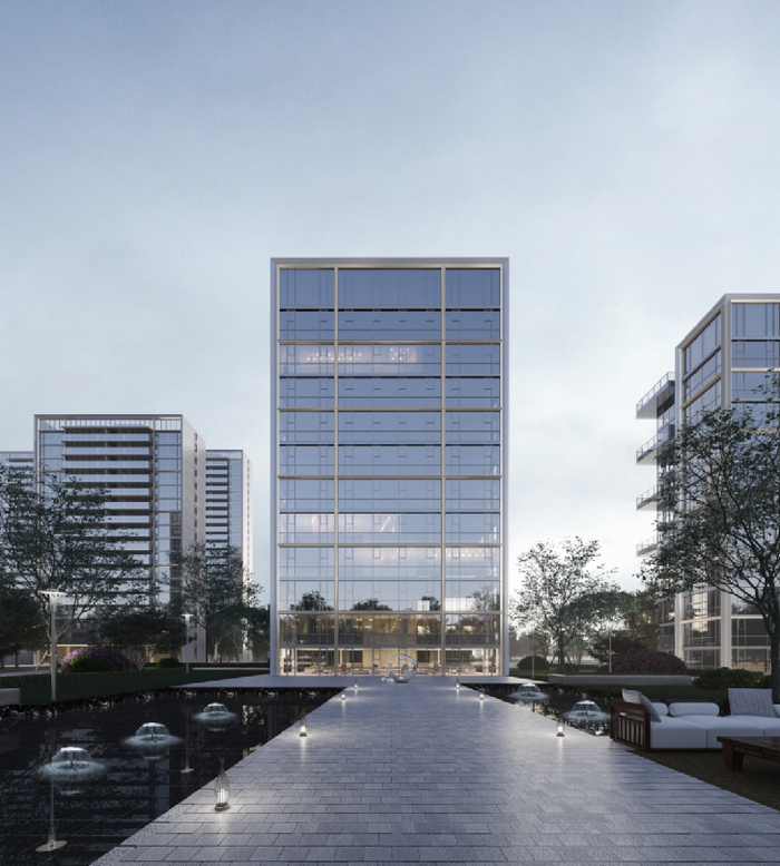 金茂府3.0项目光幕外立面效果图