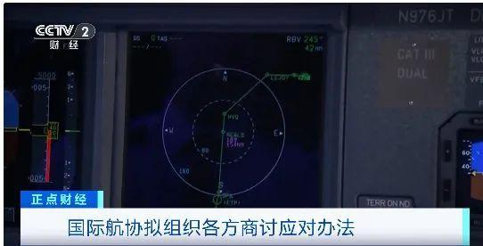 ▲国际航协高度关注“GPS欺骗”&nbsp;图据央视财经&nbsp;