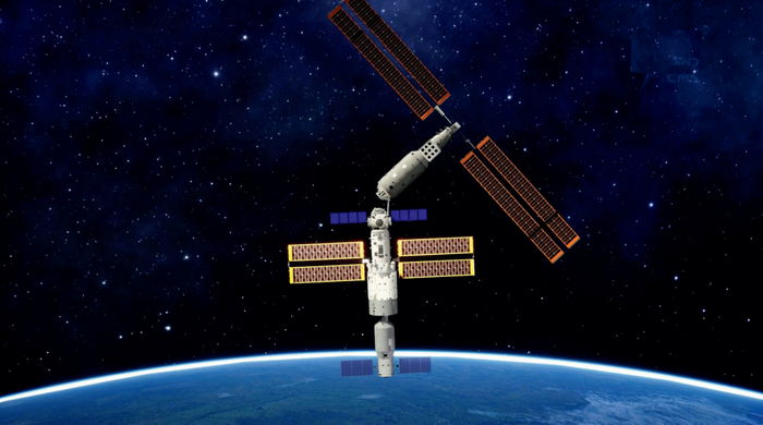 问天舱转位过程效果图