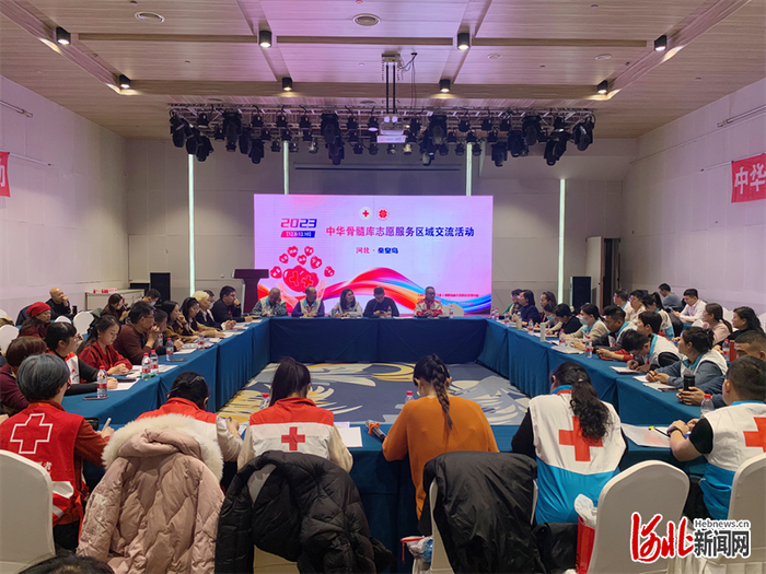 图为中华骨髓库志愿服务区域交流活动会议现场  张晓晴摄