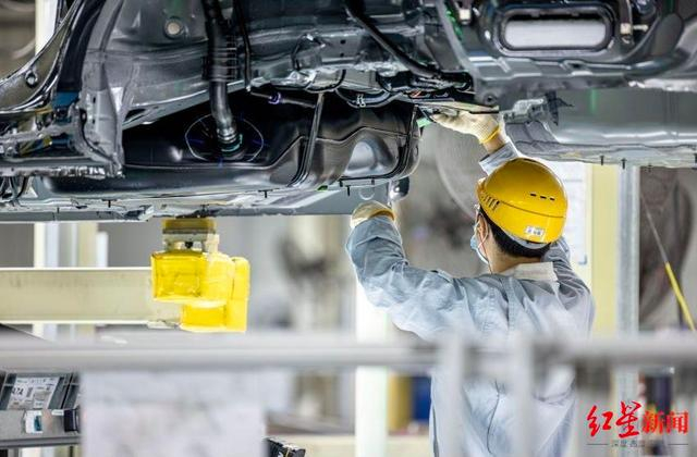 ▲位于成都经开区（龙泉驿区）的一汽丰田汽车（成都）有限公司