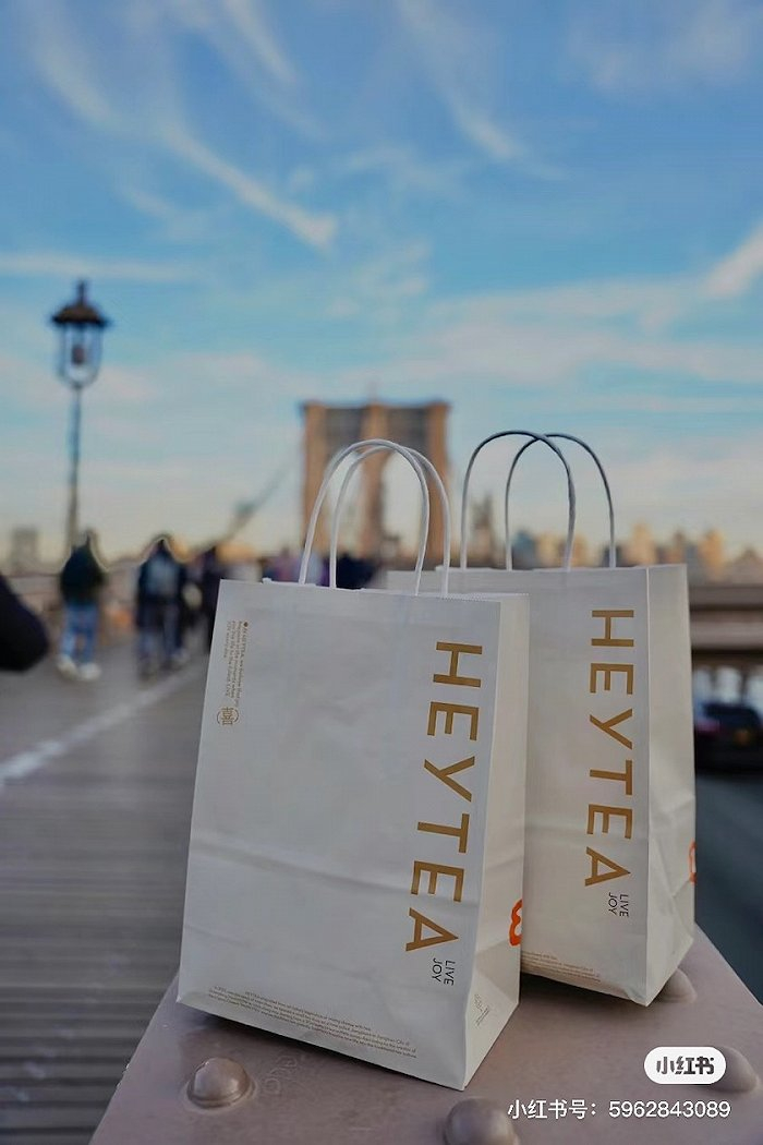 图片来源：小红书@喜茶纽约HEYTEANYC