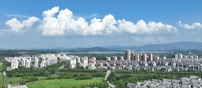 贵池区城景。贵池区融媒体中心供图