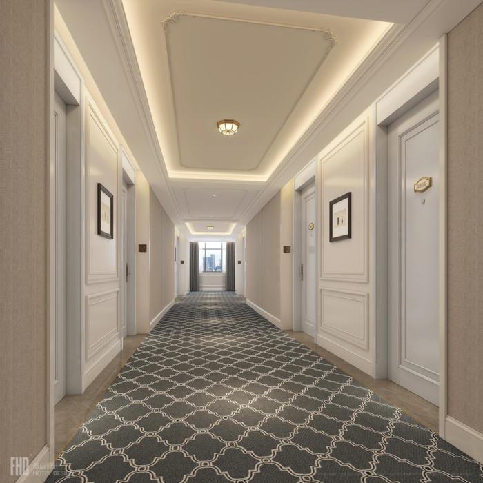 维也纳国际酒店经典版走廊效果图