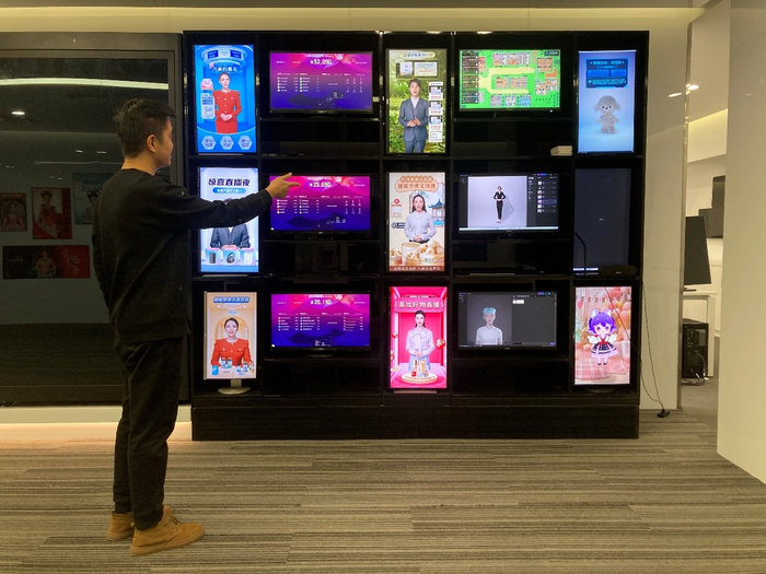 （天娱数科旗下元圆科技，财联社记者摄）