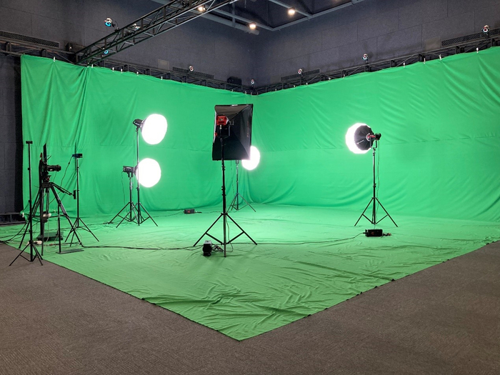 （天娱数科摄影棚，财联社记者摄）