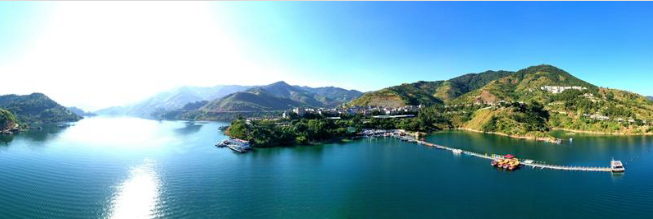 南北盘江交汇处望谟县蔗香港（红水河）。贵州日报天眼新闻记者 唐波 摄