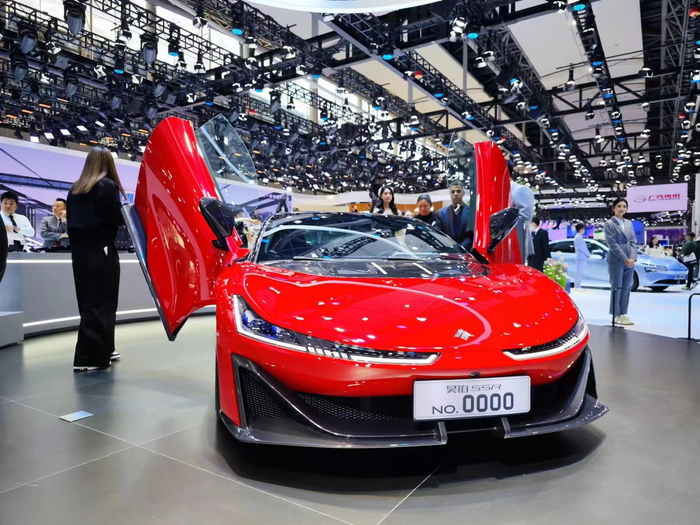 埃安Hyper SSR超跑。时代财经 摄