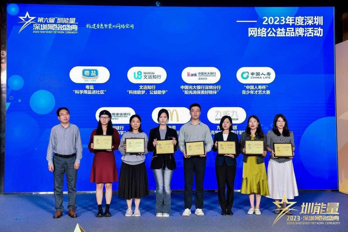 图：“2023年度深圳网络公益品牌活动”获奖项目