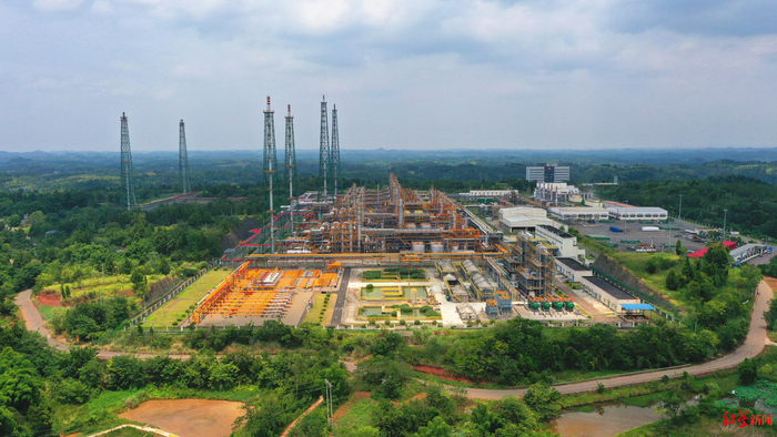 国内最大的海相碳酸盐岩整装气藏龙王庙组气藏 杨文聪 摄