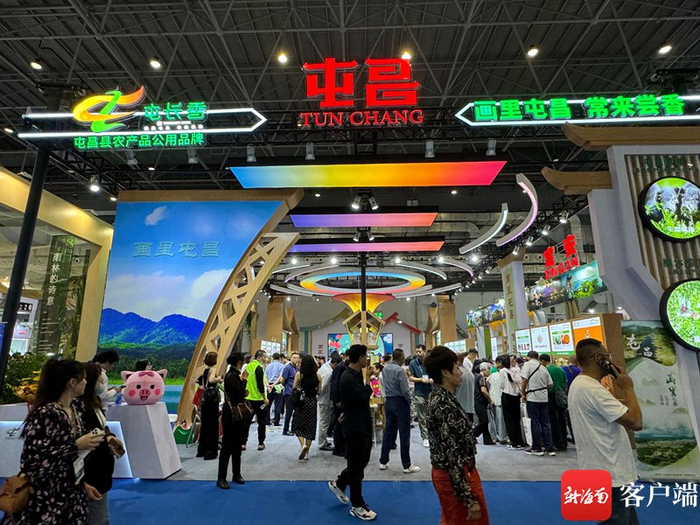 　　2023年冬交会屯昌馆。屯昌融媒体供图