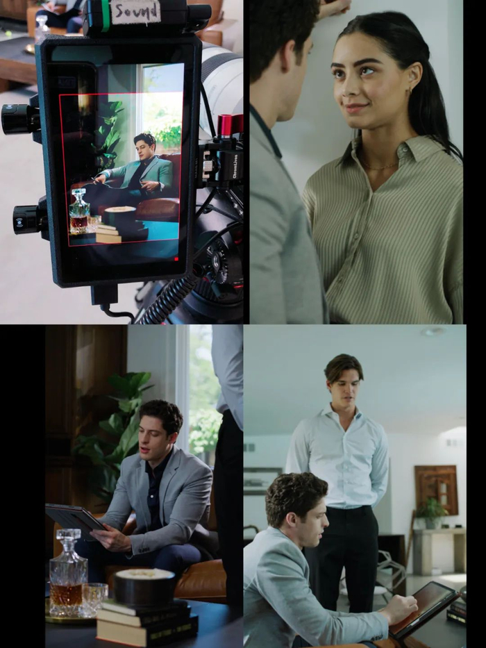 ReelShort短剧拍摄现场。图/受访者提供