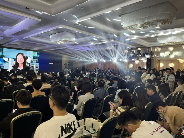 （游戏增长论坛会场内 财联社记者摄）