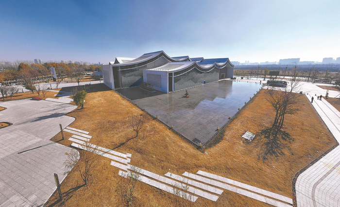 宿州市美术馆外景。本报记者 李 博 摄