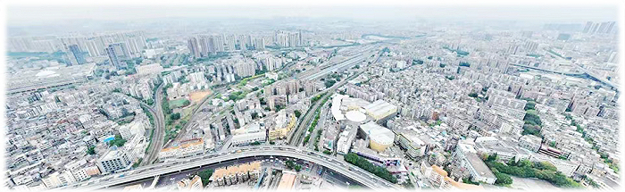 瑶台城中村片区俯瞰实景。图片来源：广州市政