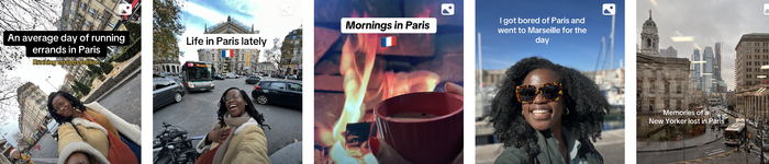 ▲纽约女孩法蒂玛展现她在巴黎的生活