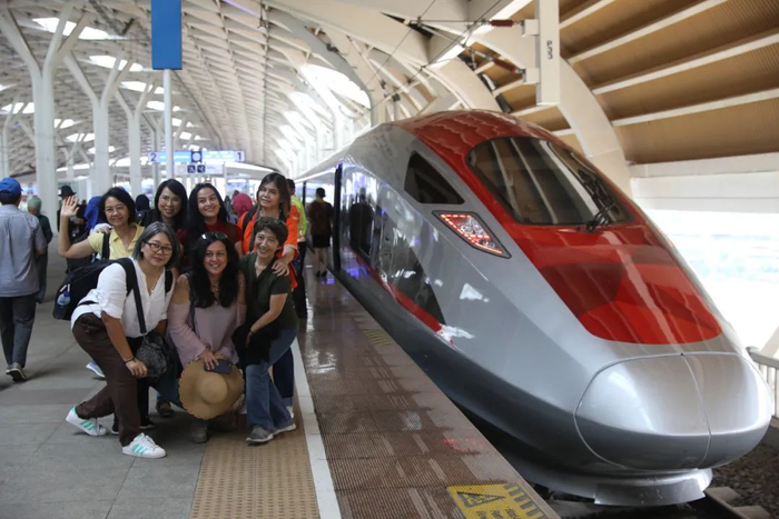 雅万高铁11月17日正式开通运营1个月&nbsp;图/中新图片 中新社记者 李志全 摄