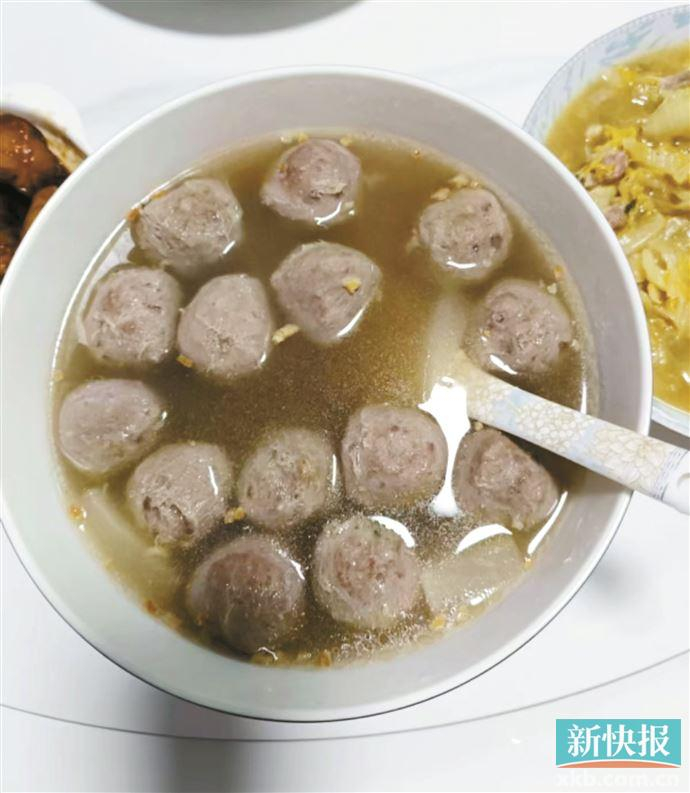 广东牛肉丸很受欢迎。