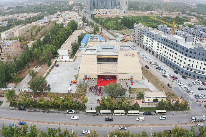 2022年8月，巴楚县博物馆开馆。“申在巴楚”公众号 图