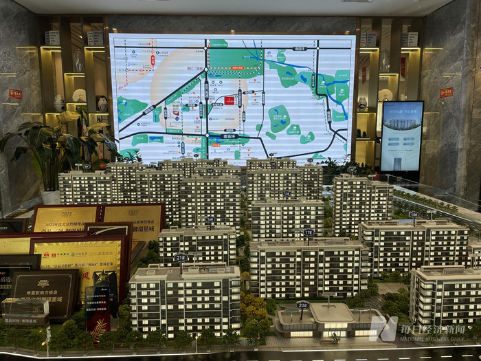 北京大兴某新盘营销中心 每经记者 陈梦妤 摄