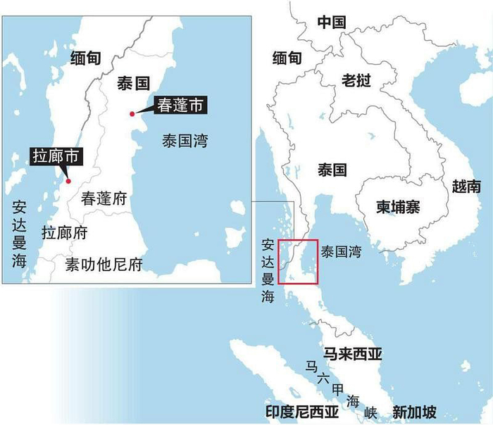 陆桥地理位置&nbsp; 图源：《联合早报》