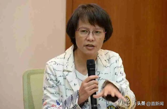 台湾教化区桂芝指责民进党当局推出的2019版课纲“去中国化“。图源:新华网