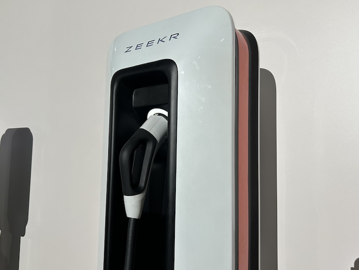 极氪极充桩 图片来源：时代周报摄