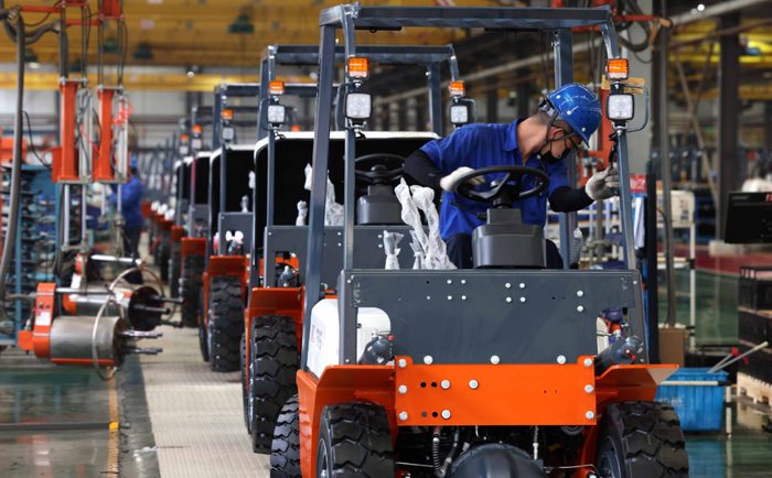 合力叉车生产线（受访公司/供图）