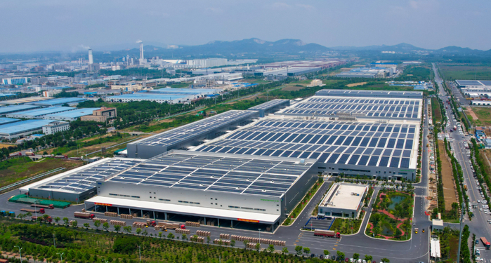 合肥协鑫生产基地（受访公司/供图）