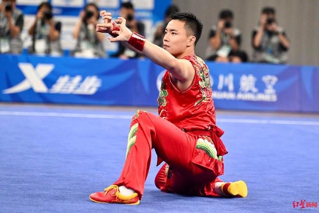 曹茂园在成都大运会的比赛中 红星新闻记者 刘海韵 摄