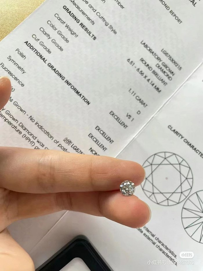 图 | 证书是钻石身份的“象征”