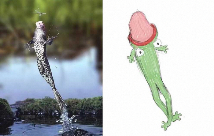 （图说：陈二沟的设计灵感图与设计手稿 图由设计者提供）