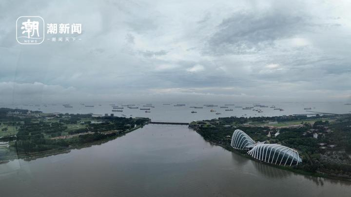 俯瞰马六甲海峡