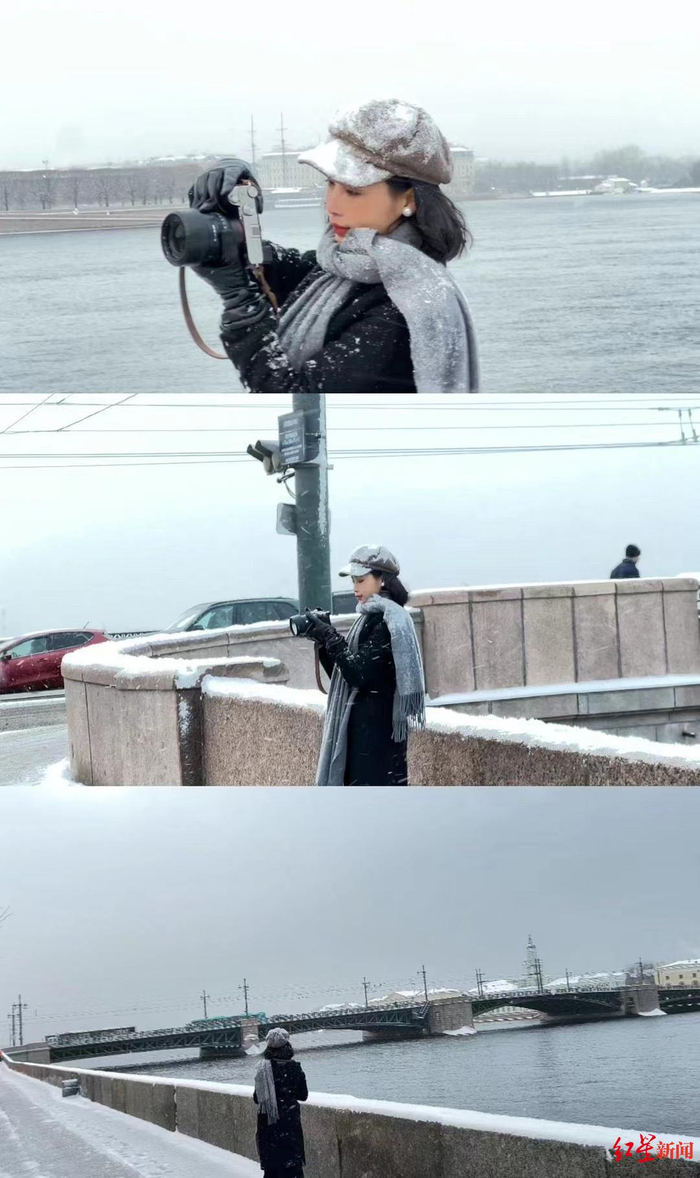 ▲佐伊在俄罗斯圣彼得堡