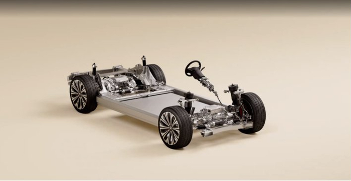 蔚来ET9采用SkyRide·天行智能底盘系统。 蔚来汽车供图 华龙网发