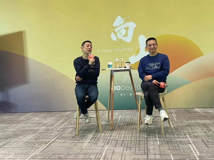 ▲李斌、秦力洪采访现场