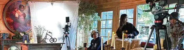 九州文化在海外拍摄短剧。（受访者供图）