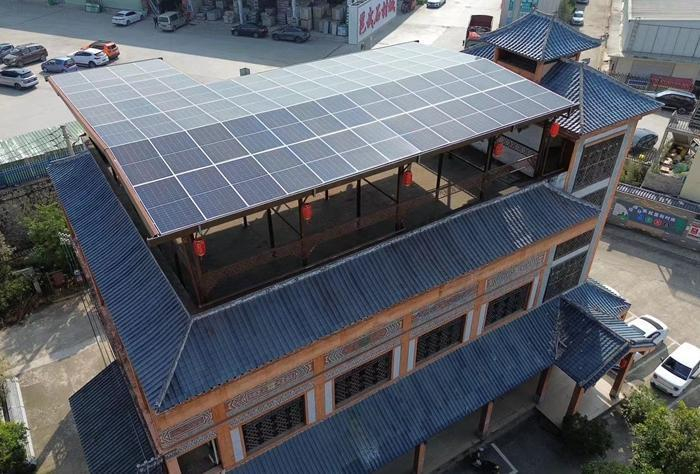 广西南宁创维光伏“小洋楼”项目。 企业供图