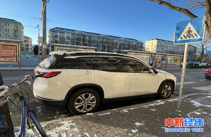 ▲停在路边的有隐藏式门把手的车 中新经纬彭林丽摄