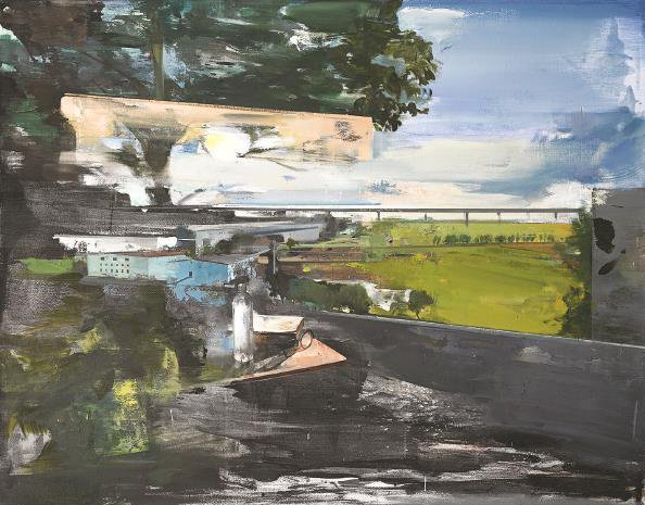             油画  周胤辰  望江南 白玉兰美术奖佳作奖          