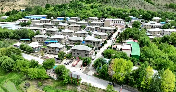 图为卓村村貌。西藏自治区文明办供图